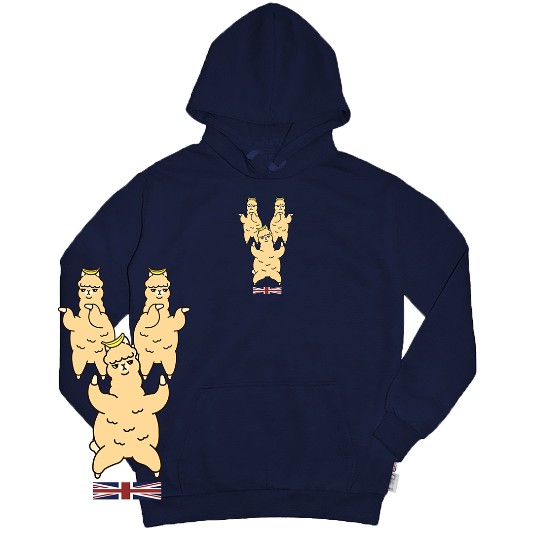 AlpaForce 戰隊駝 高磅數長袖帽T