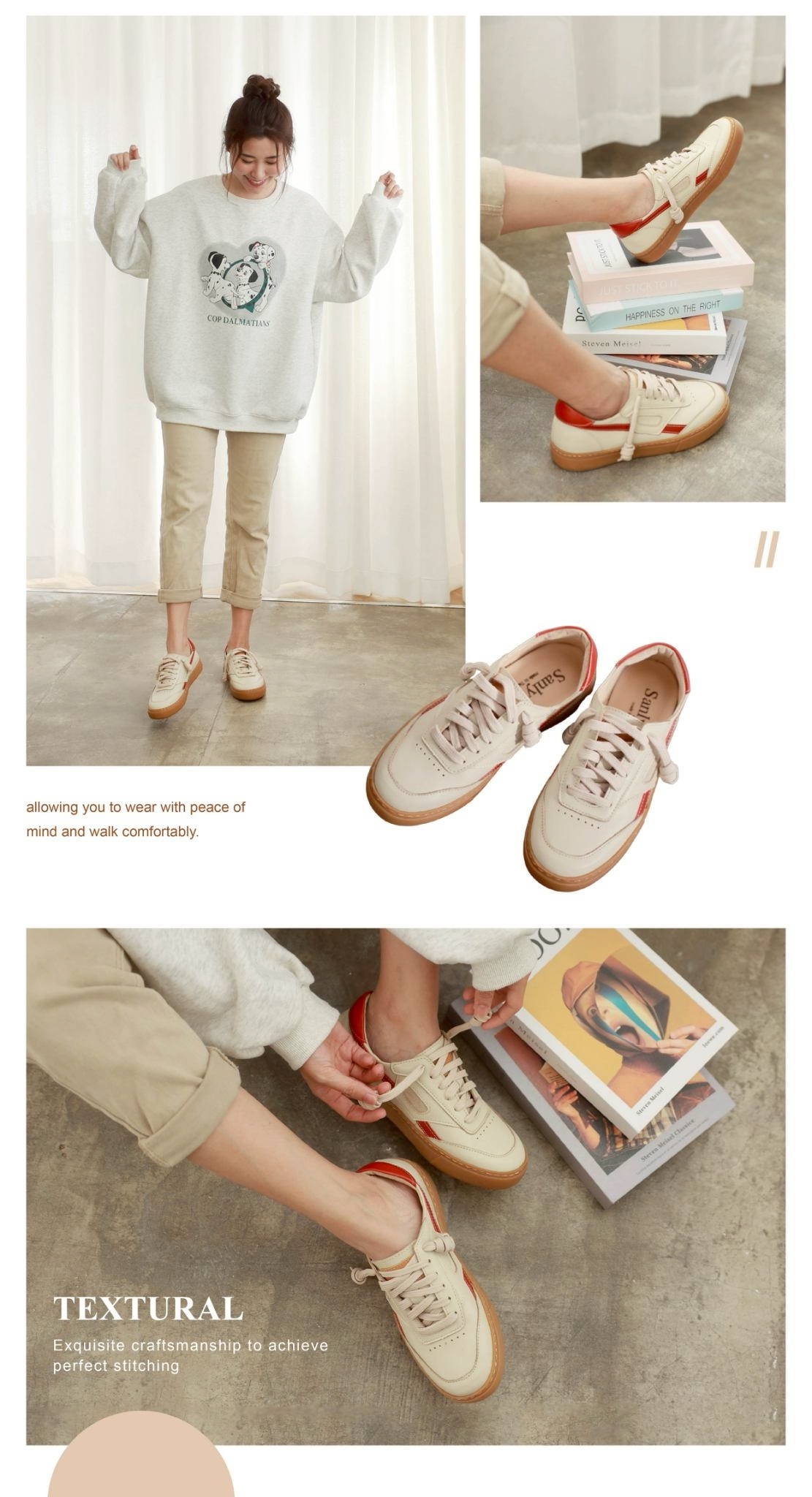 南希厚底板鞋|2.5cm厚底好走好看 輕鬆走出大長腿