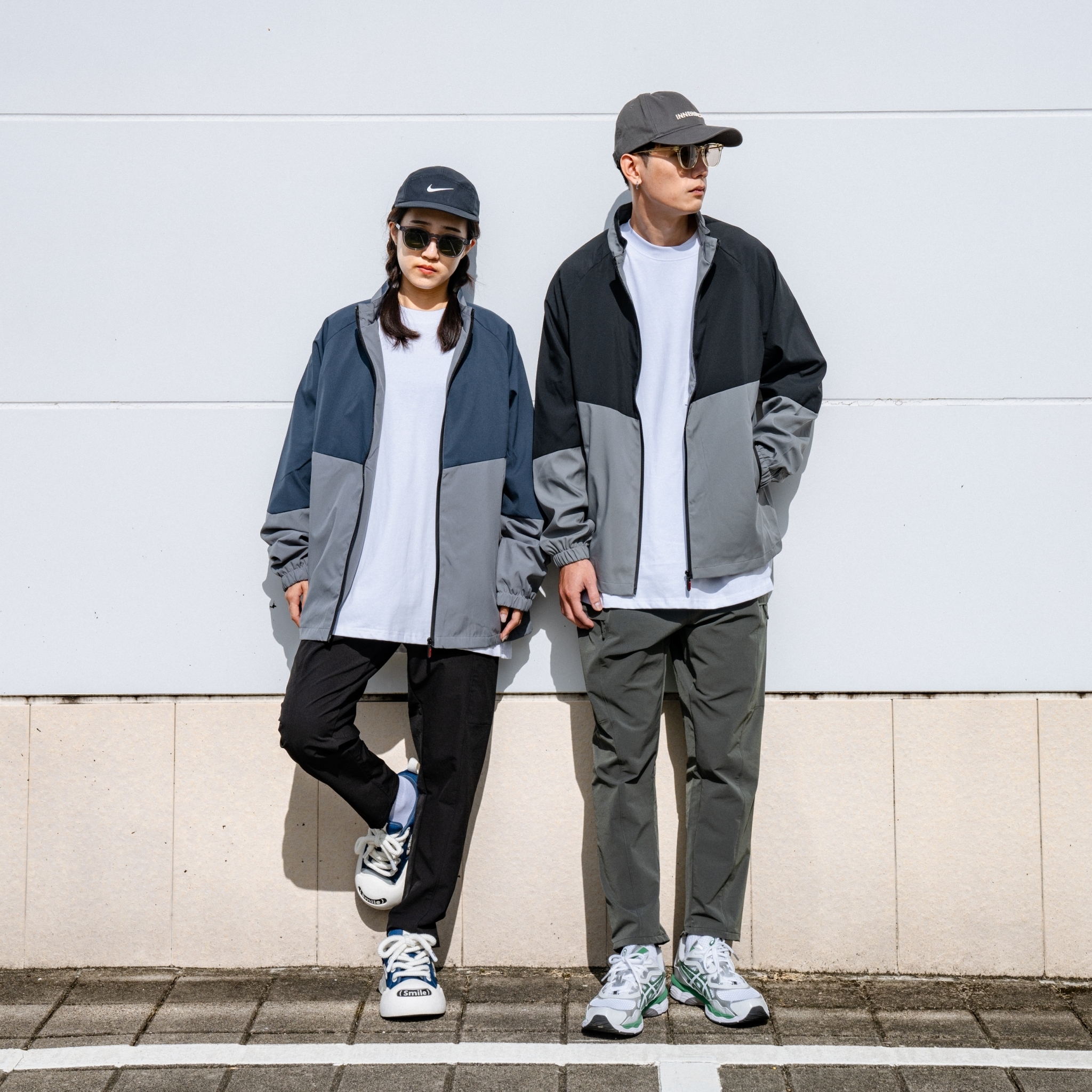 #預購 SBG 拉鍊口袋微彈上寬下窄工裝長褲 兩色 046