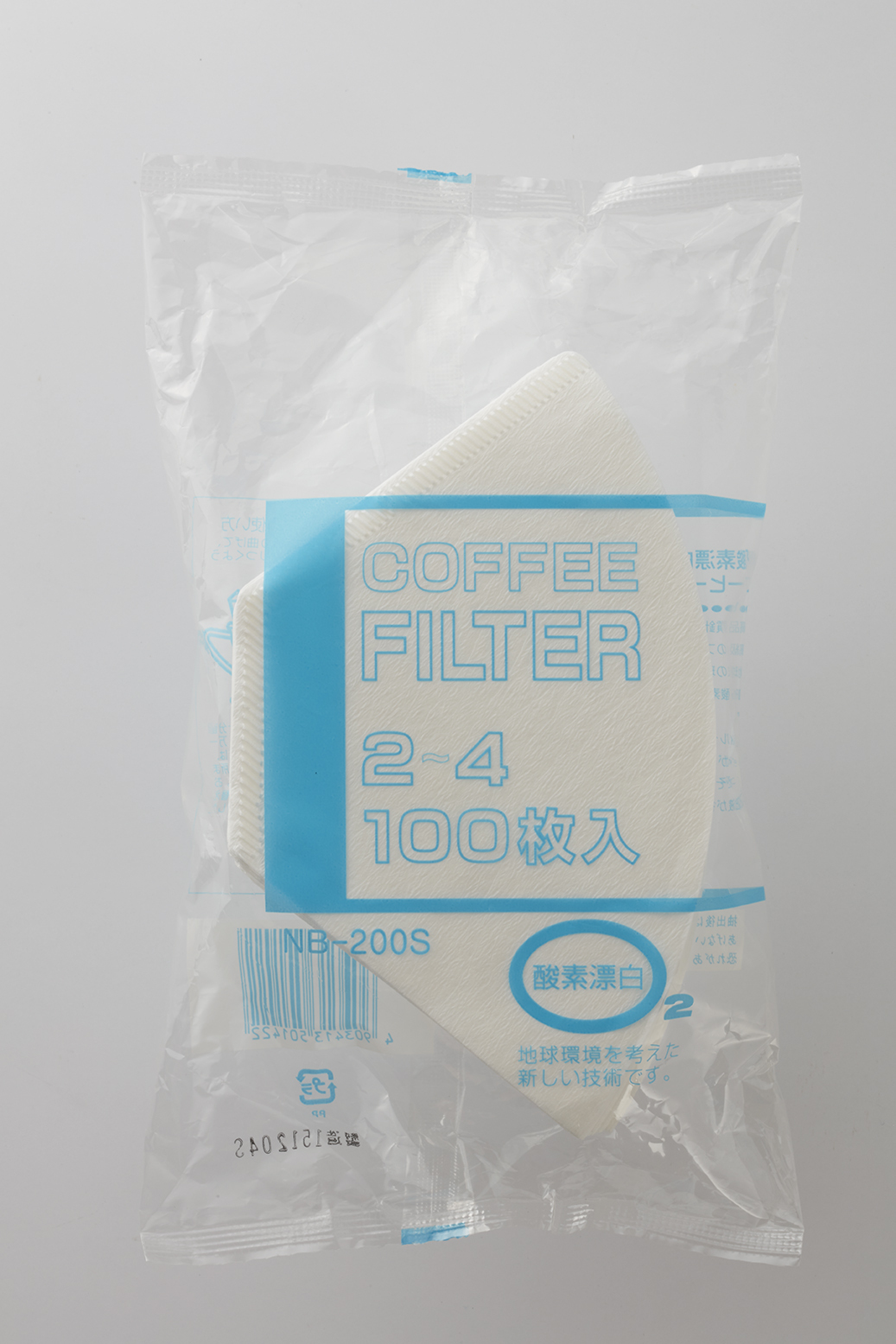 BONMAC漂白梯型濾紙(2-4人用)