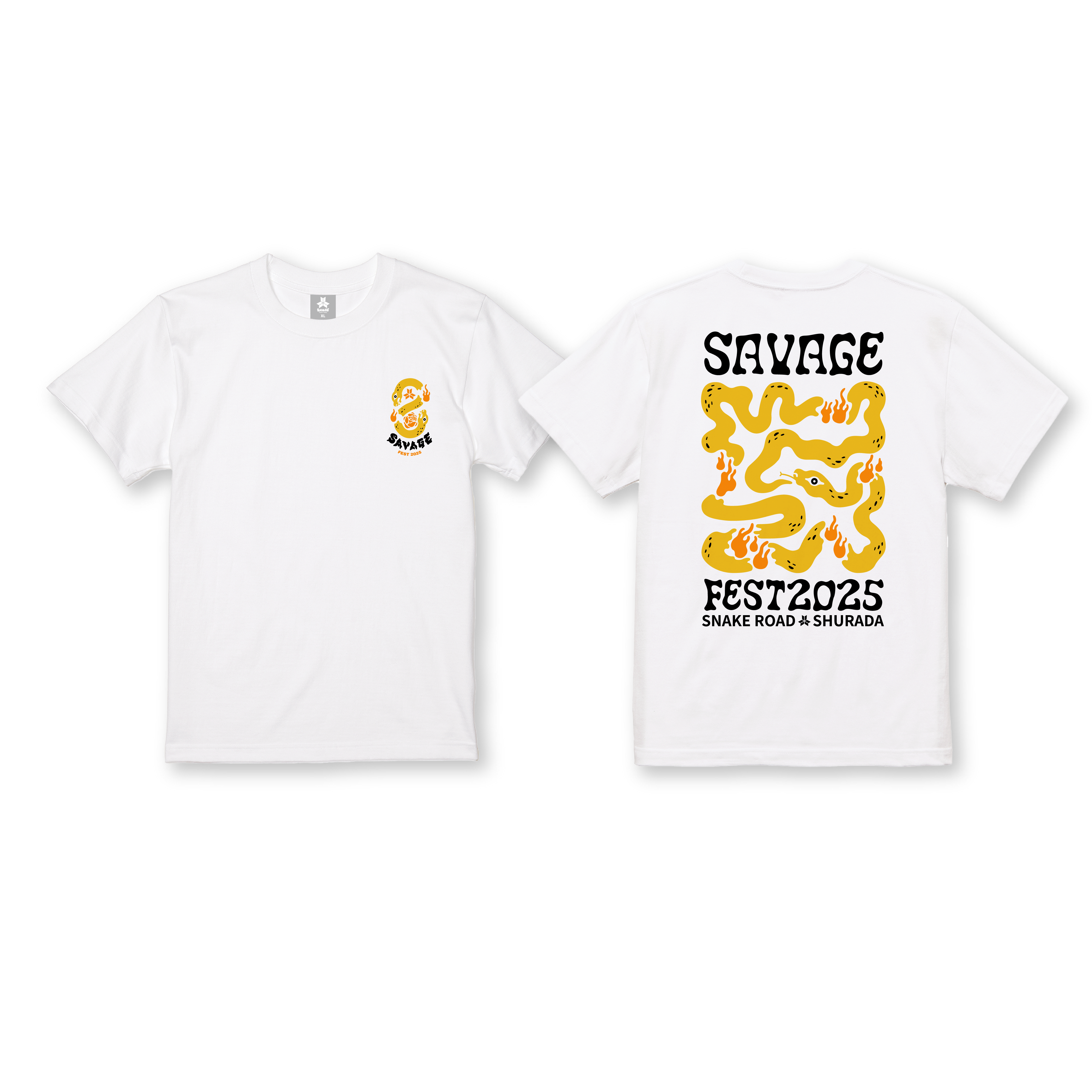 2025 野人祭 金蛇佈陣 T 恤 （白）