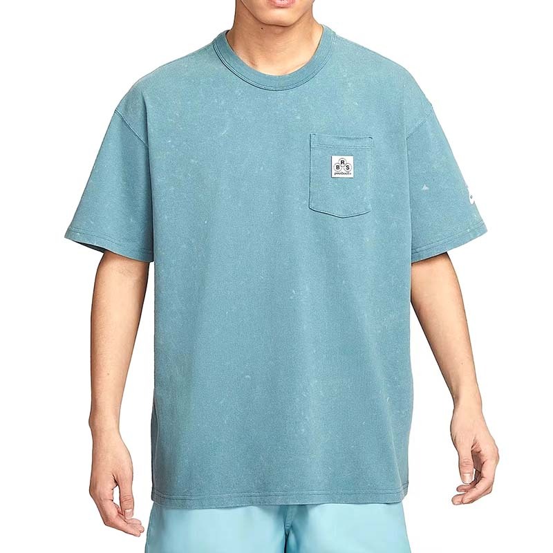 Nike As M Nsw Ss Pck Tee Gcel 男款 口袋短袖 水洗藍 IF0621-094 [國內代購]