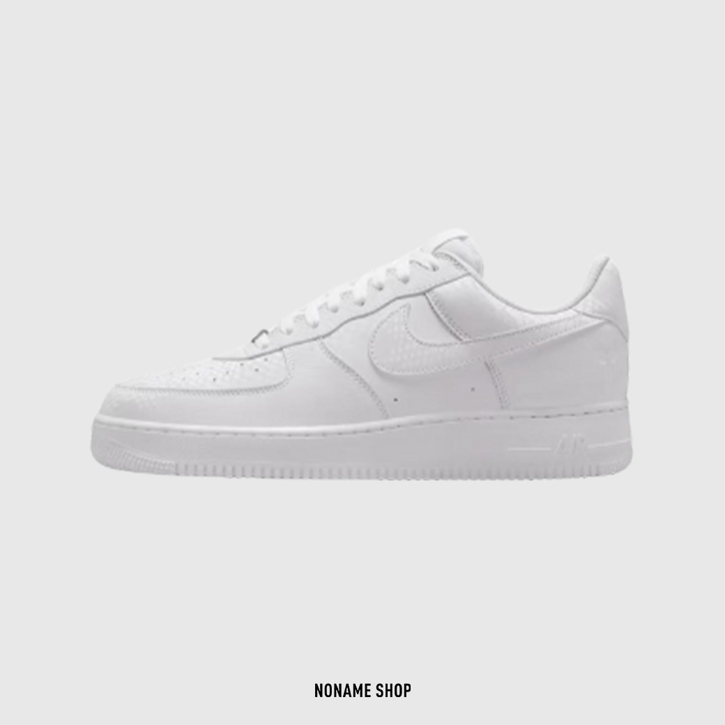 KOBE BRYANT X NIKE AIR FORCE 1 AF1 "Forever White" 蛇麟 聯名款 (男款)