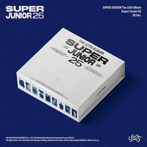 【預購】SUPER JUNIOR - 第12張正規專輯 [Super Junior25] (25 Ver.)