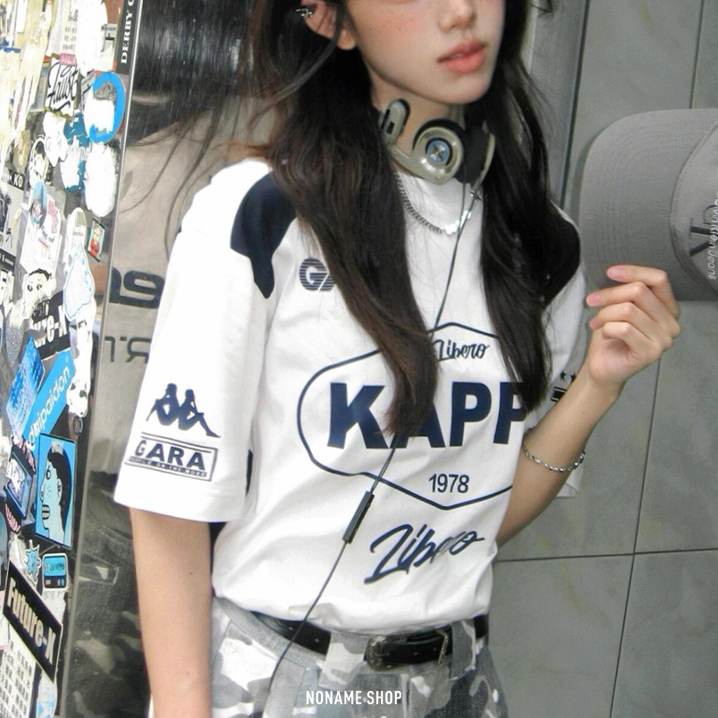 KAPPA 1916系列 透氣 復古 美式 賽車風 寬鬆 短袖 三色 (男款)