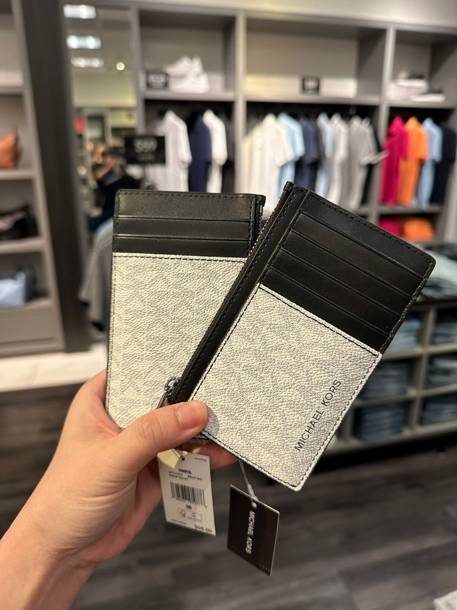 【現貨】Q0630109 Michael Kors 拉鏈卡包