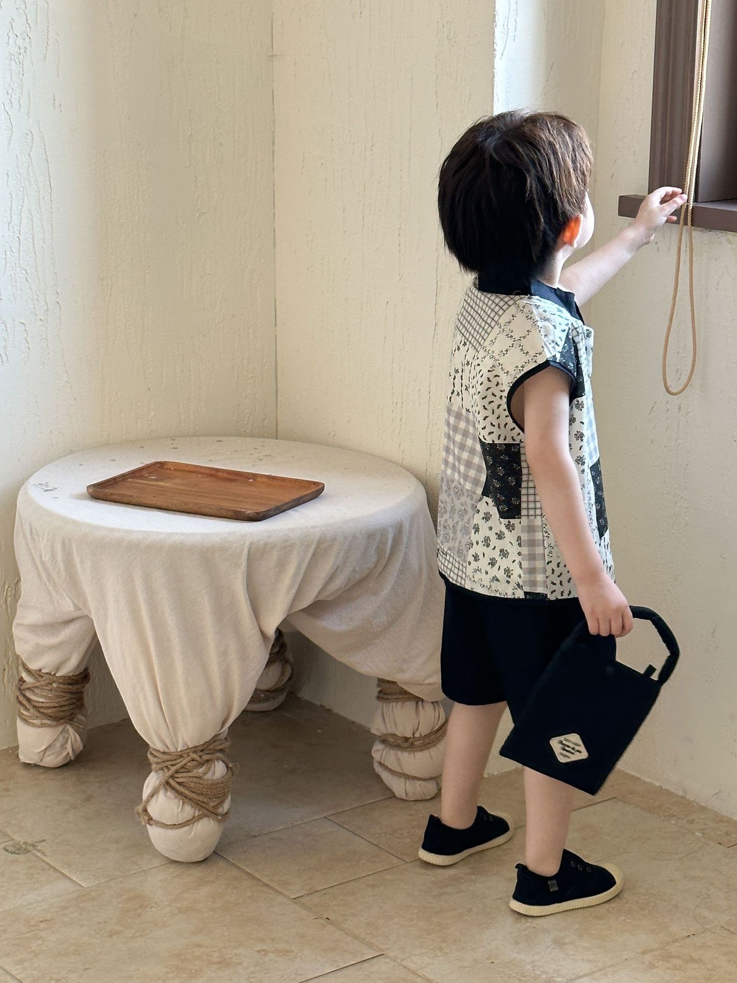 兄弟姐妹一起穿_復古拼布套裝/洋裝