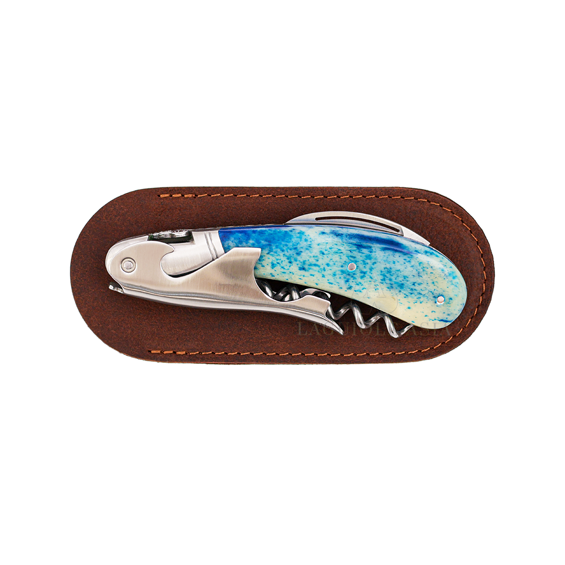 LAGUIOLE MAGNUM ⋆ 碧藍長頸鹿骨酒刀