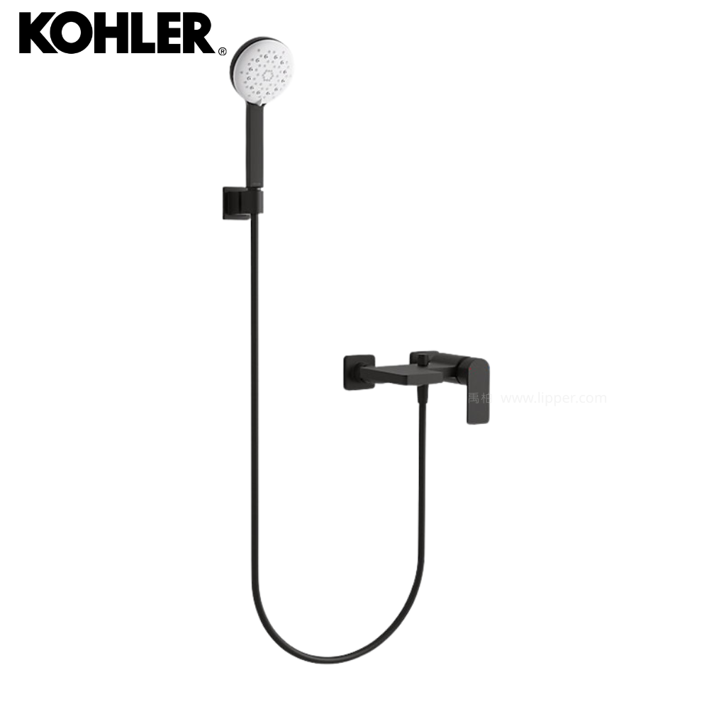 ★ 個性盡顯優惠 ★ KOHLER Parallel 沐浴龍頭(啞光黑) K-23494T-4-BL