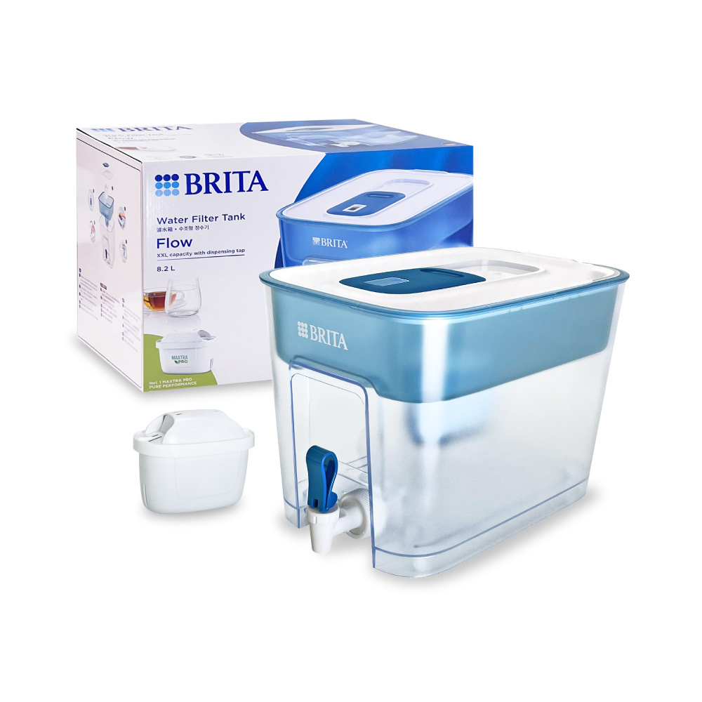 【BRITA】Flow 濾水箱 8.2L+MAXTRA PRO濾芯 (共1壺1芯)