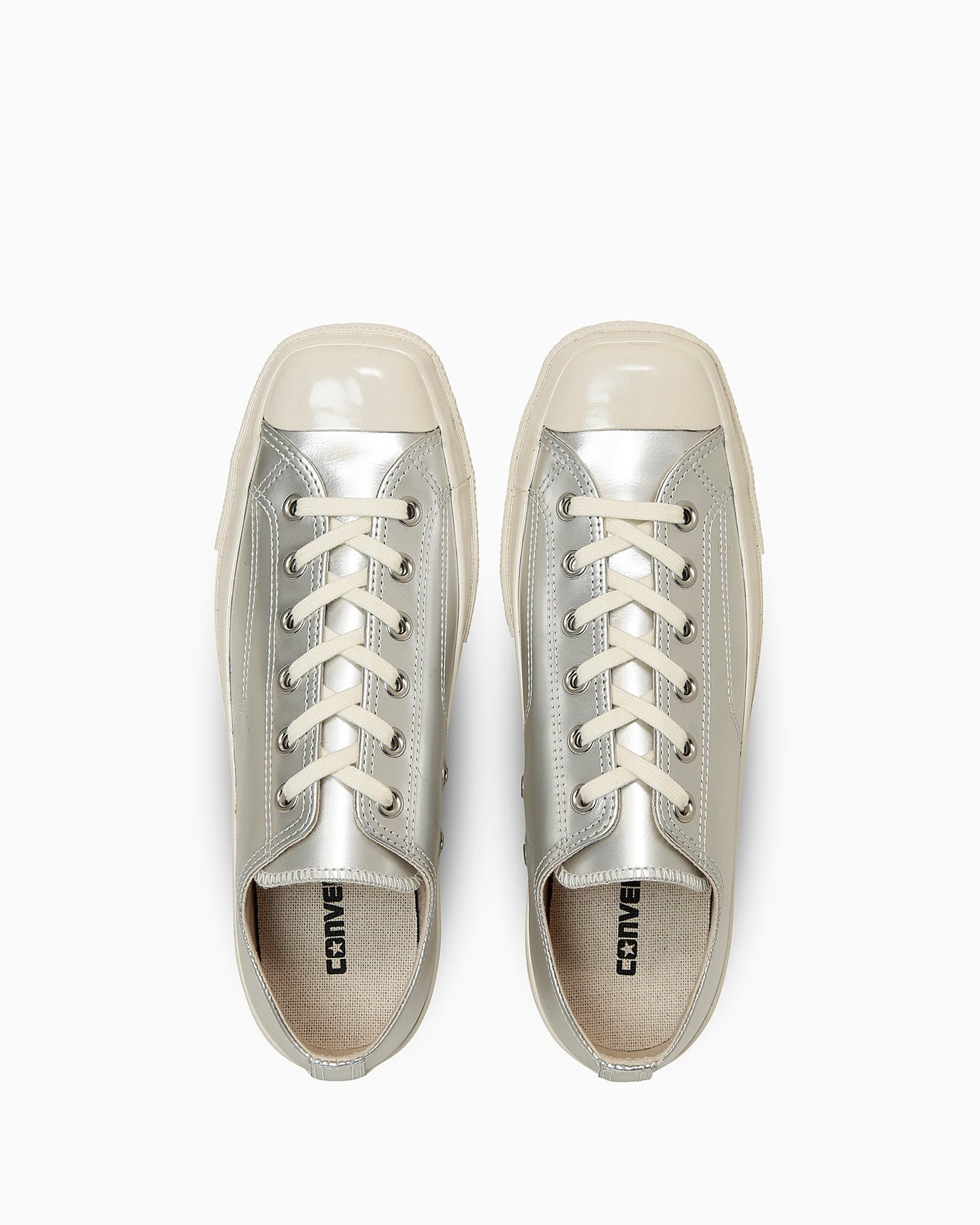 預購┃CONVERSE ALL STAR SQUARETOE SV OX 低筒 方頭 皮革 銀色