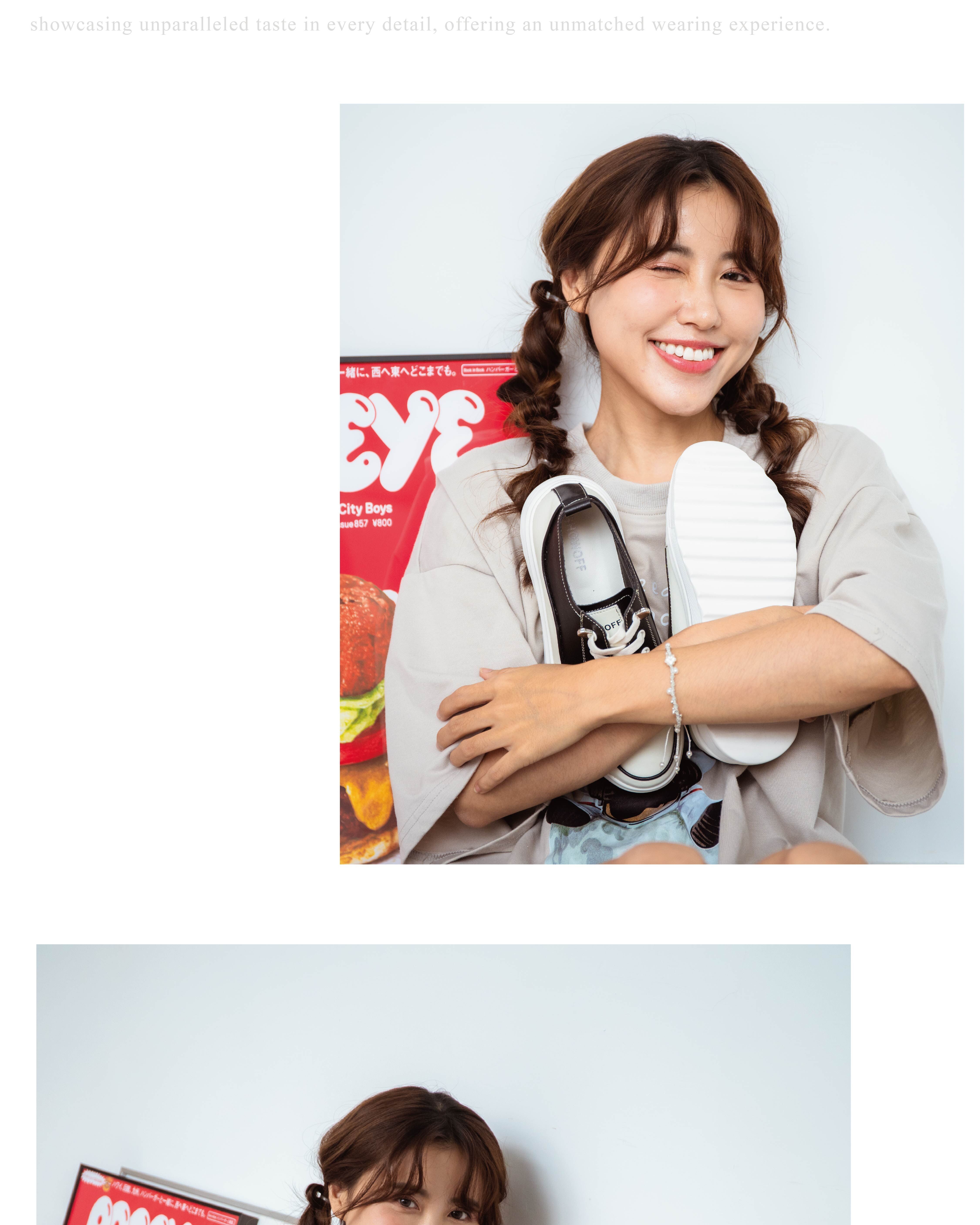 氣墊厚底真皮女鞋｜柔軟鞋墊＋穩定鞋底 每天走路好輕鬆