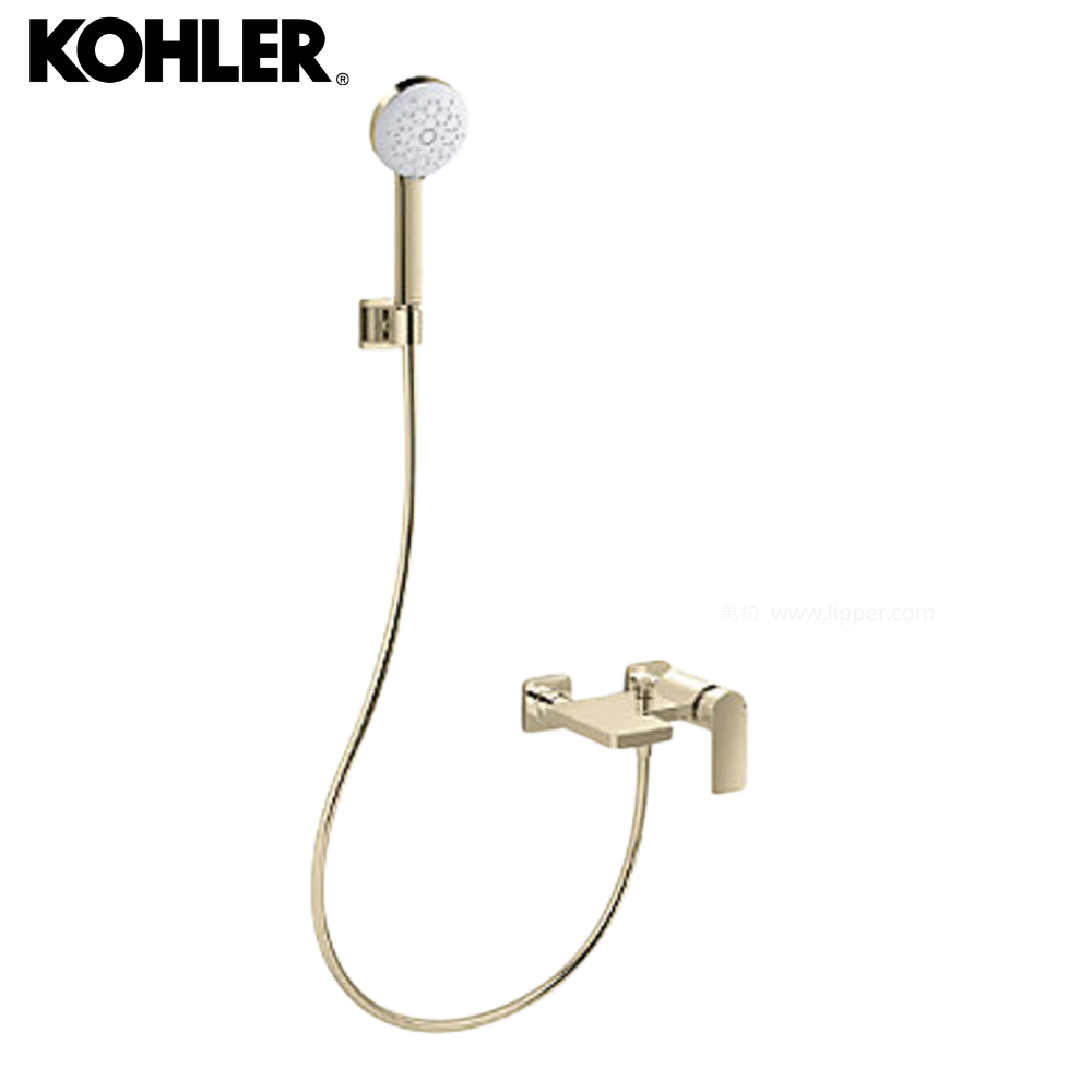 ★ 個性盡顯優惠 ★ KOHLER Parallel 沐浴龍頭(法蘭金) K-23494T-4-AF