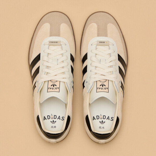 Adidas Samba OG JP5197 男女 運動休閒鞋 德訓鞋 台北限定款 珍珠奶茶 穿搭 舒適 米黑