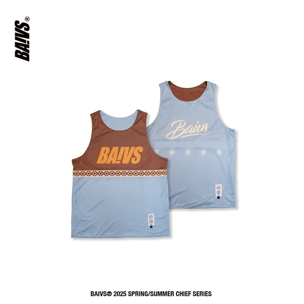 Baivs Reversible Mesh Jersey BJT15873 男 球參 球衣 雙層 網眼 球衣 棕藍