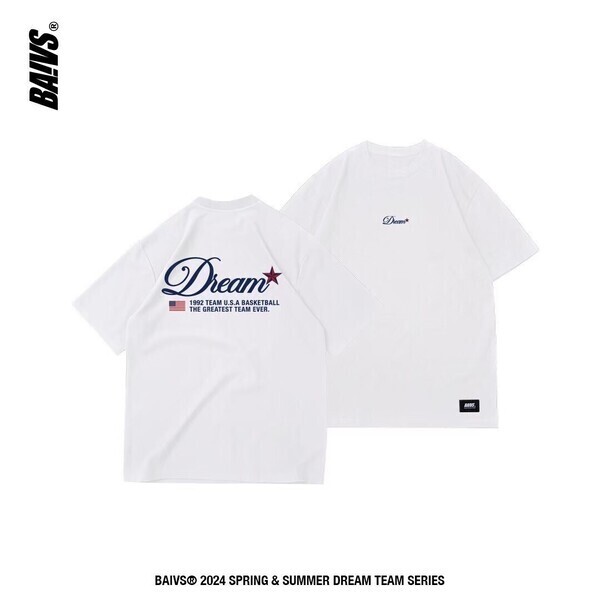 Baivs Dream Logo Tee BDT5317 男 球參 球衣 短袖 白T