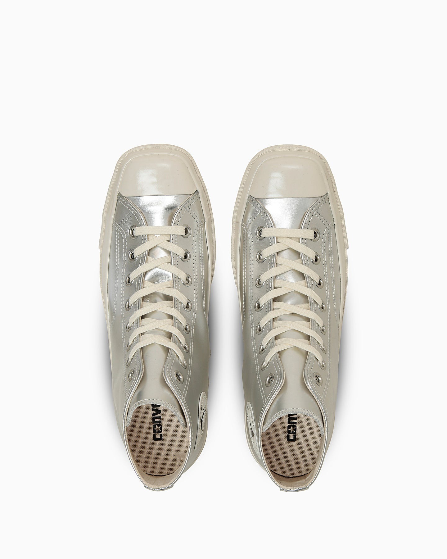 預購┃CONVERSE ALL STAR SQUARETOE SV HI 高筒 方頭 皮革 銀色