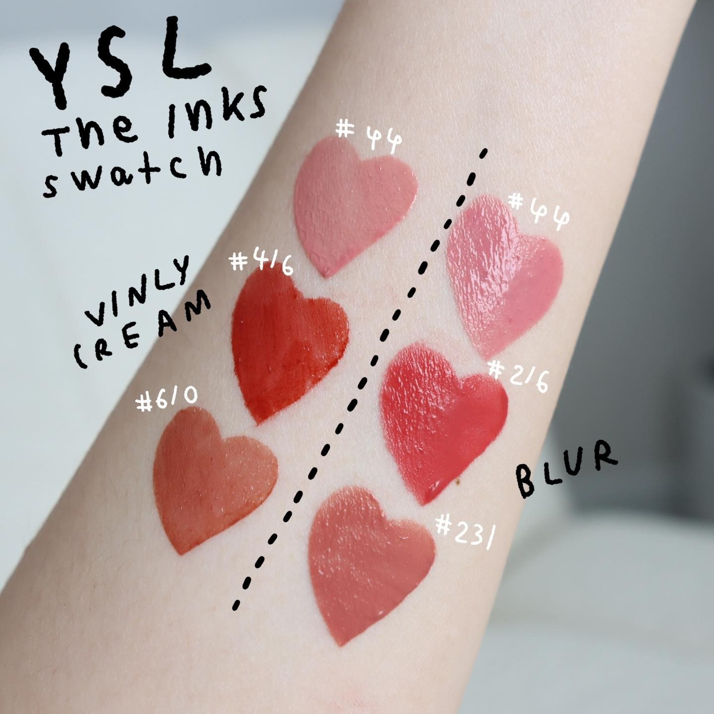 現貨供應|YSL 奢華印記鎖心光唇釉