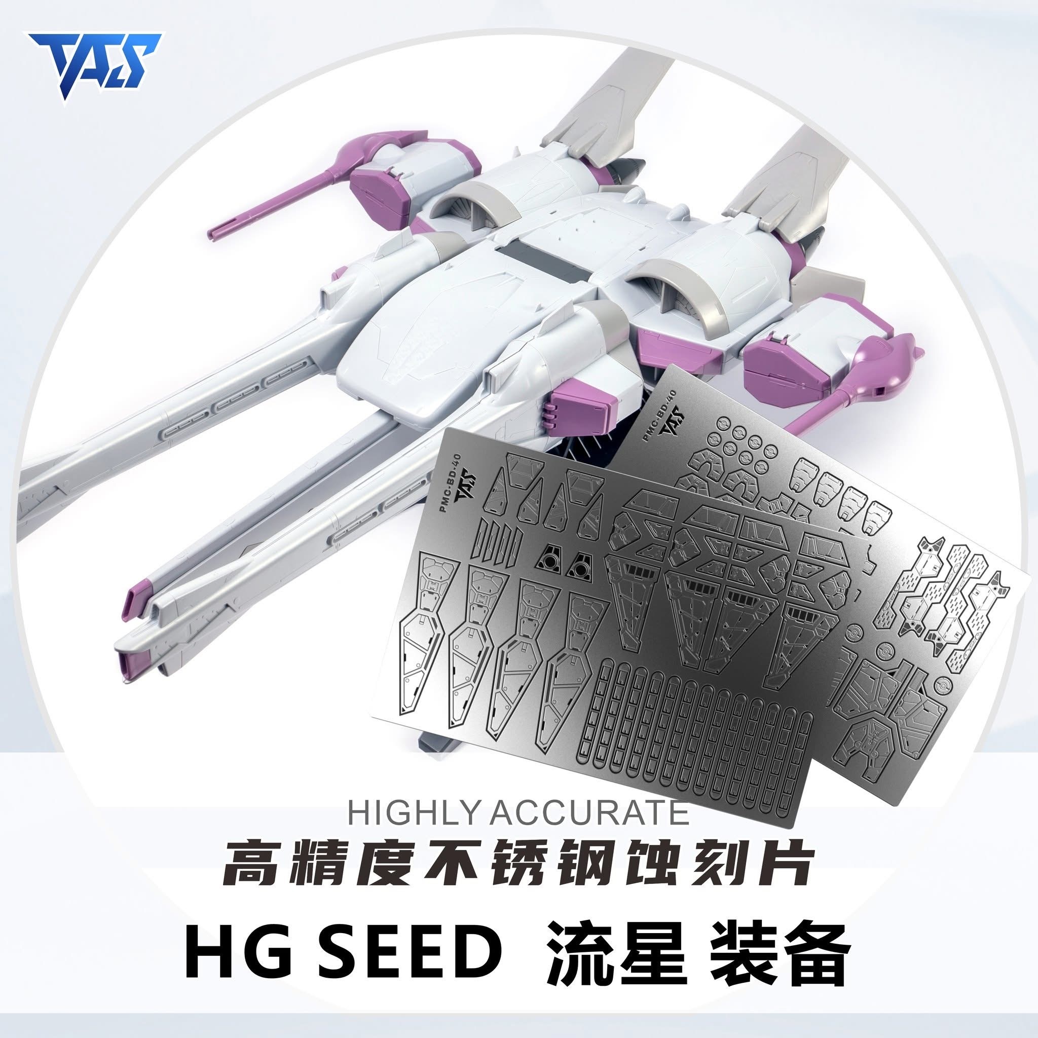 預訂 TAS HG流星號專用預切遮蓋、專用錫刻片