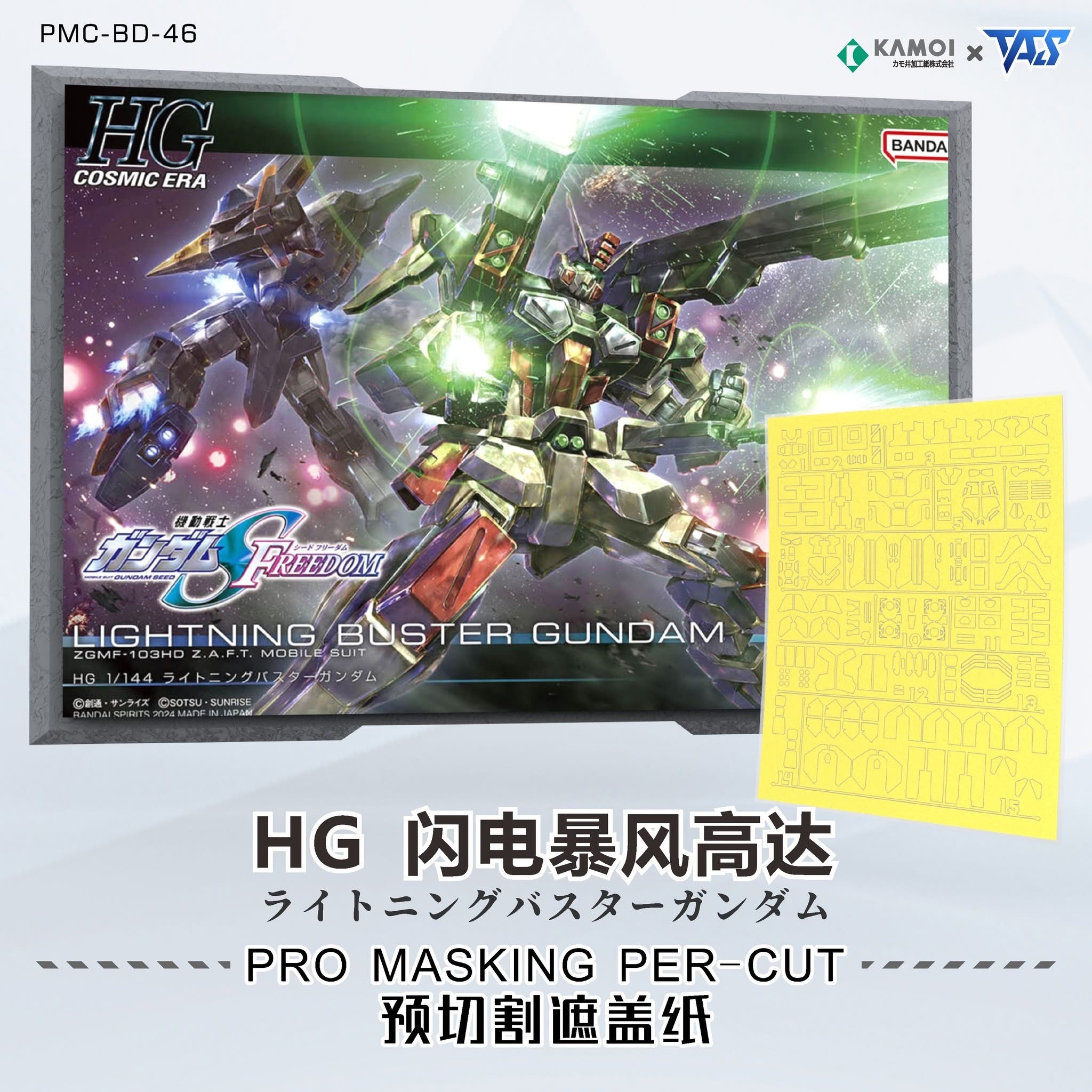 預訂 HG閃電暴風  專用預切遮蓋