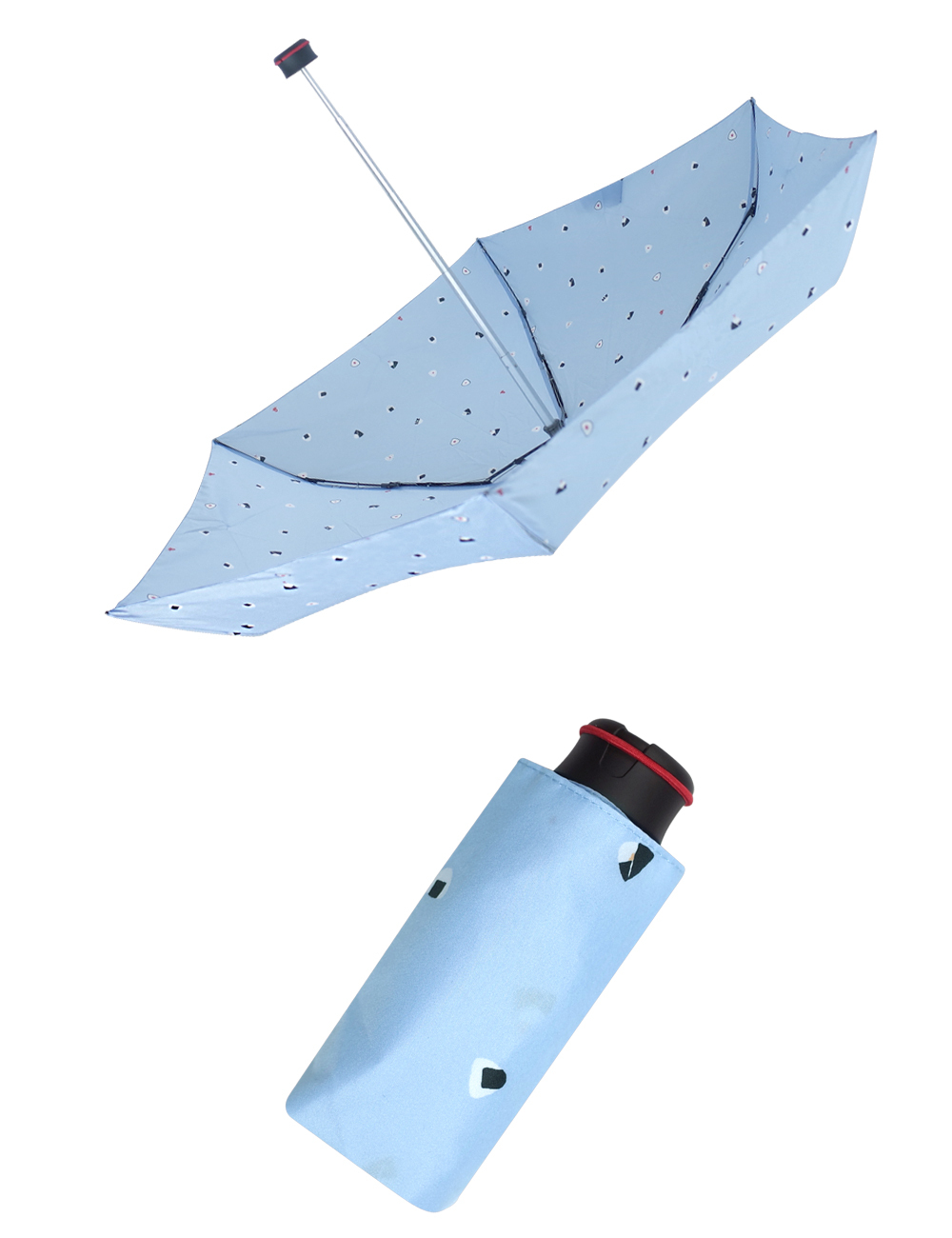 HUS元氣御飯團抗UV手開迷你口袋傘