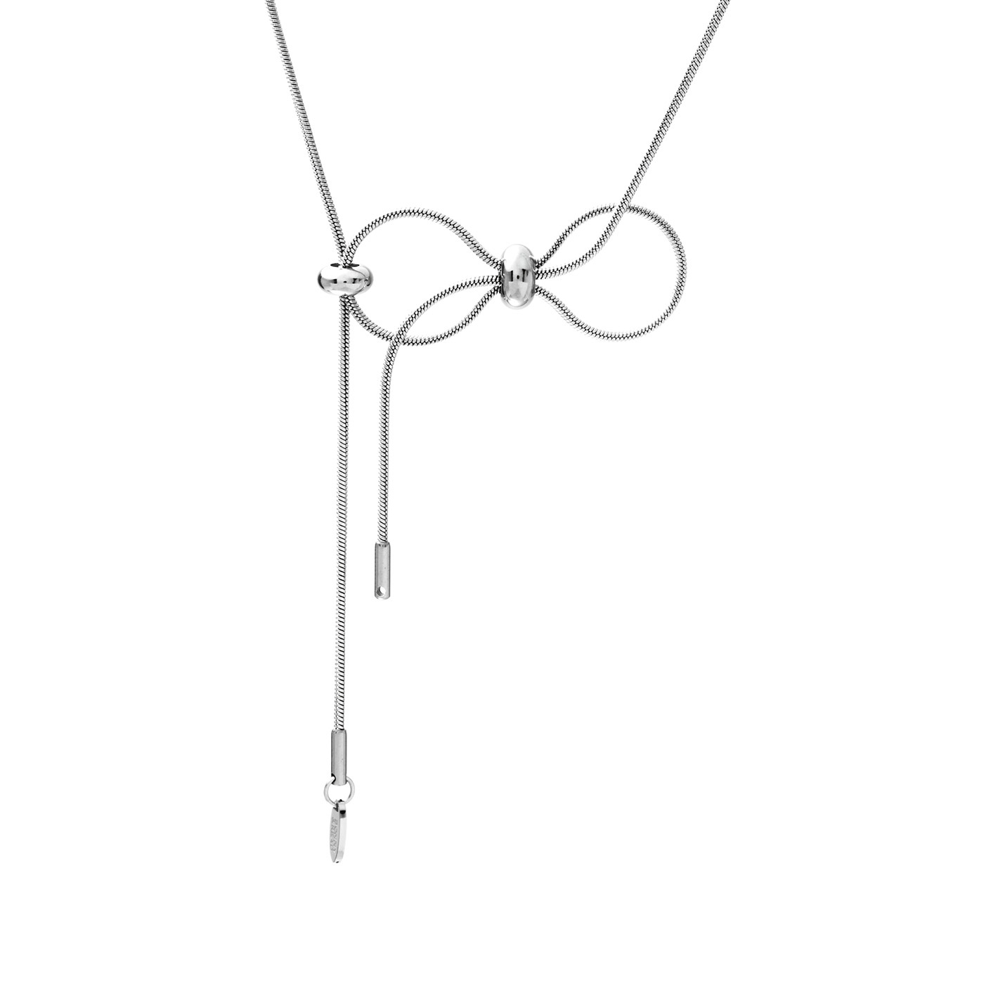 平價飾品,BR自訂款,鋼飾,蝴蝶結,項鍊