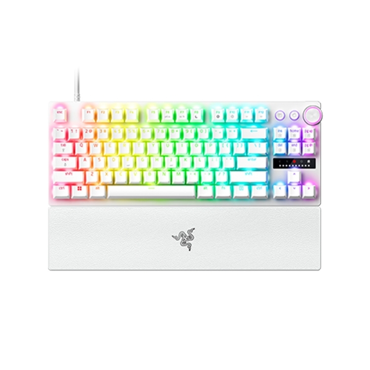 Razer Huntsman V3 Pro TKL 類比式光學電競鍵盤-白色 (英文鍵)