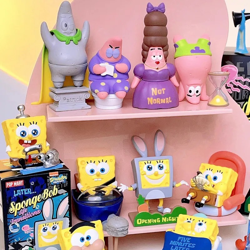 POPMART 泡泡瑪特 海綿寶寶 人生轉場系列 手辦盲盒