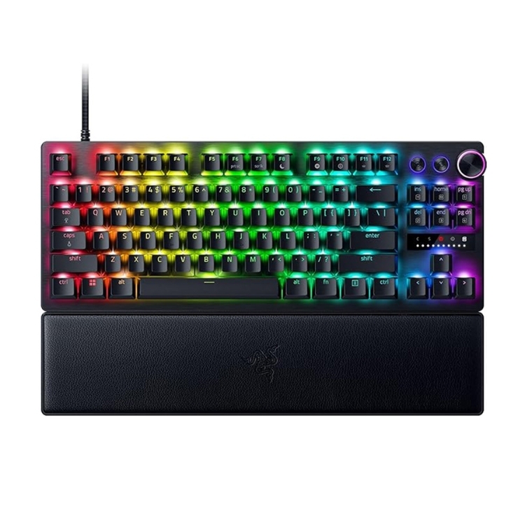 Razer Huntsman V3 Pro TKL 類比式光學電競鍵盤 - 黑色