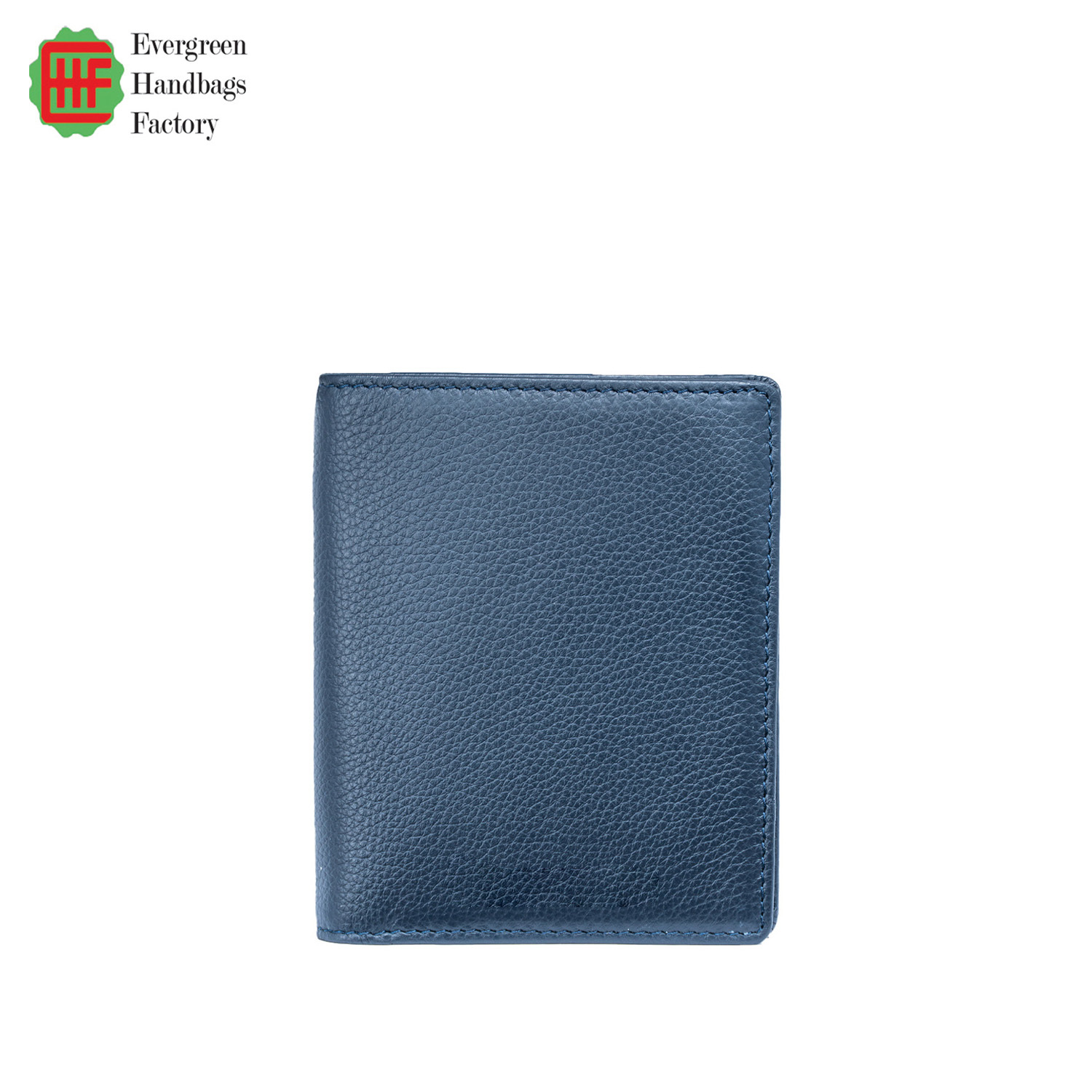 Pebble Cow Leather Trifold Wallet