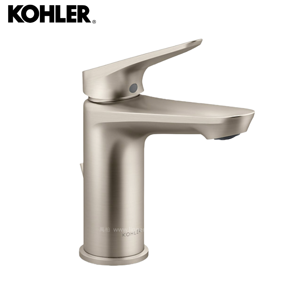 ★ 個性盡顯優惠 ★ KOHLER Fluence 臉盆龍頭(羅曼銀) K-33811T-4-BN