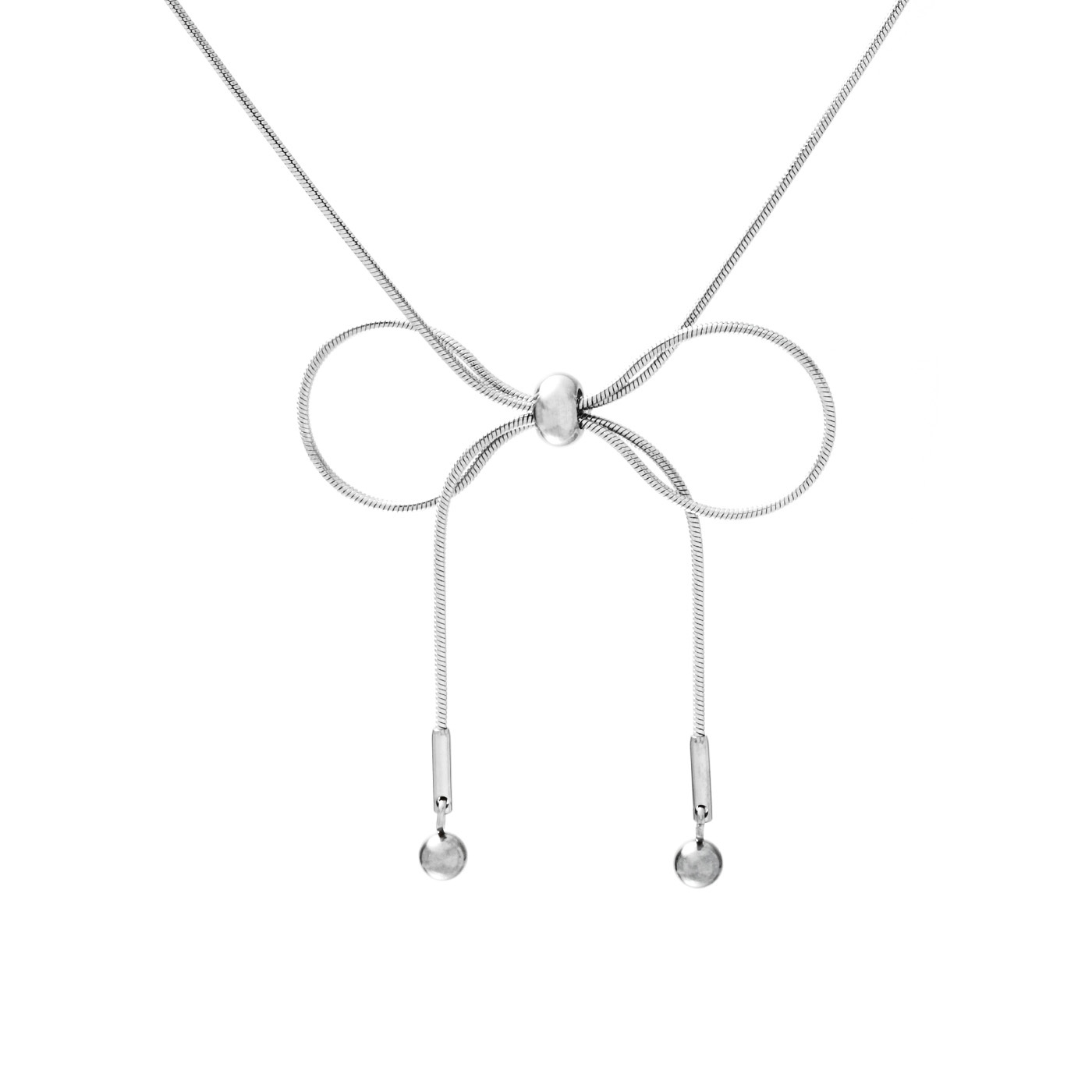 平價飾品,鋼飾,蝴蝶結,項鍊