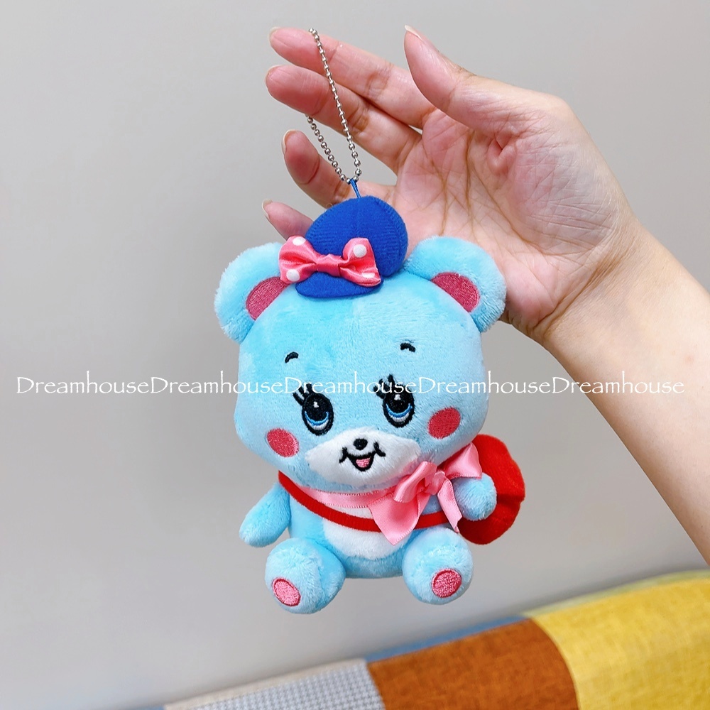日本限定 SWIMMER 藍色小熊 熊 珠鍊吊飾 娃娃吊飾