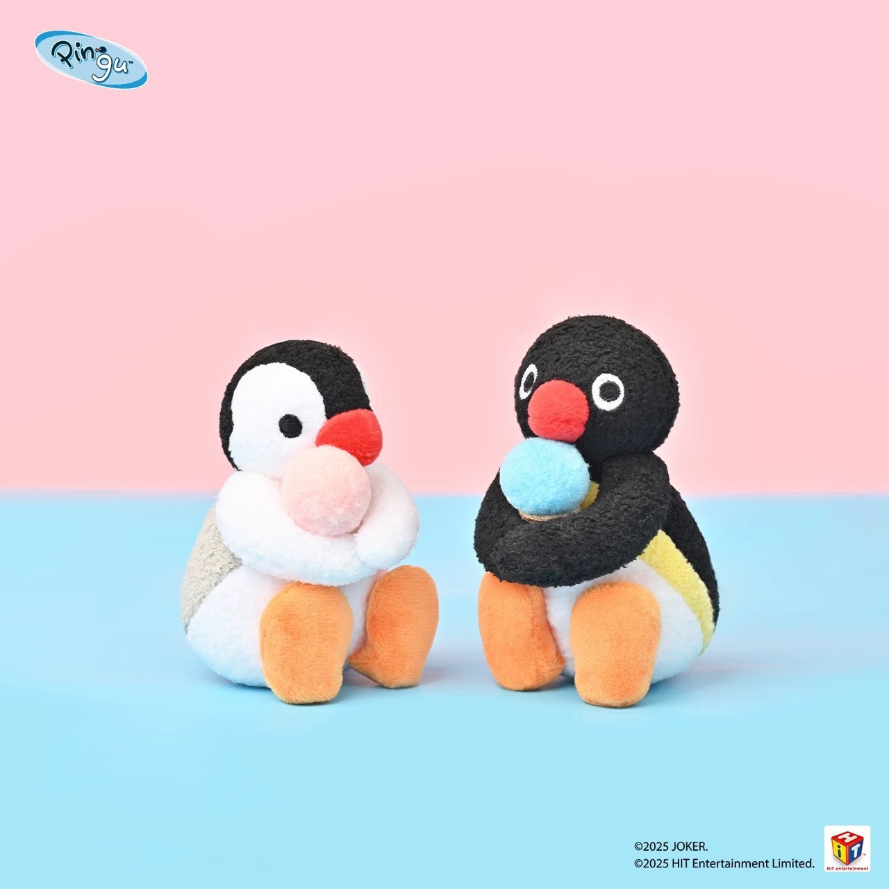 PINGU 企鵝 冰淇淋 毛絨玩偶吊飾