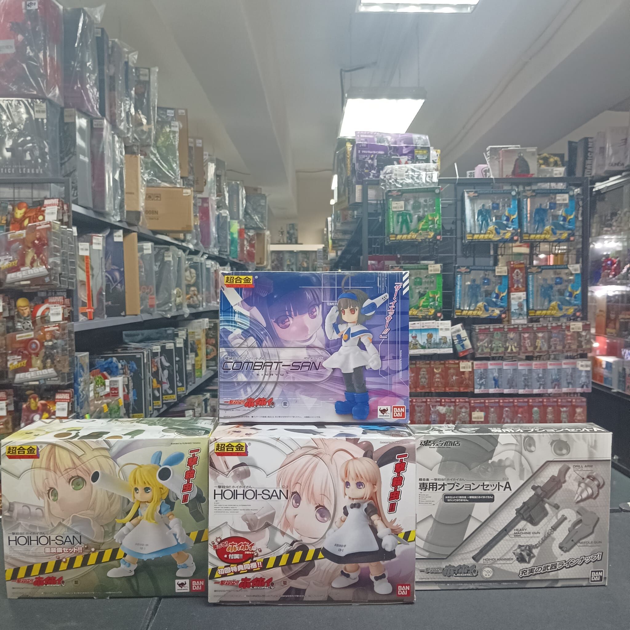 寄賣-超合金 一擊殺蟲 hoihoisan + hoihoisan重武裝 + combatsan +hoihoi專用option set A