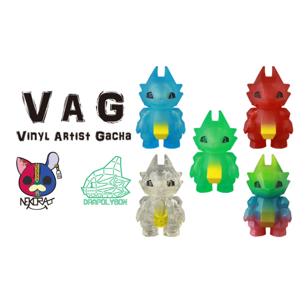 VAG (VINYL ARTIST GACHA)  SERIES 44 ドラポリゴン / Fucking Four Fingers / バケタン2号 / ワラニン