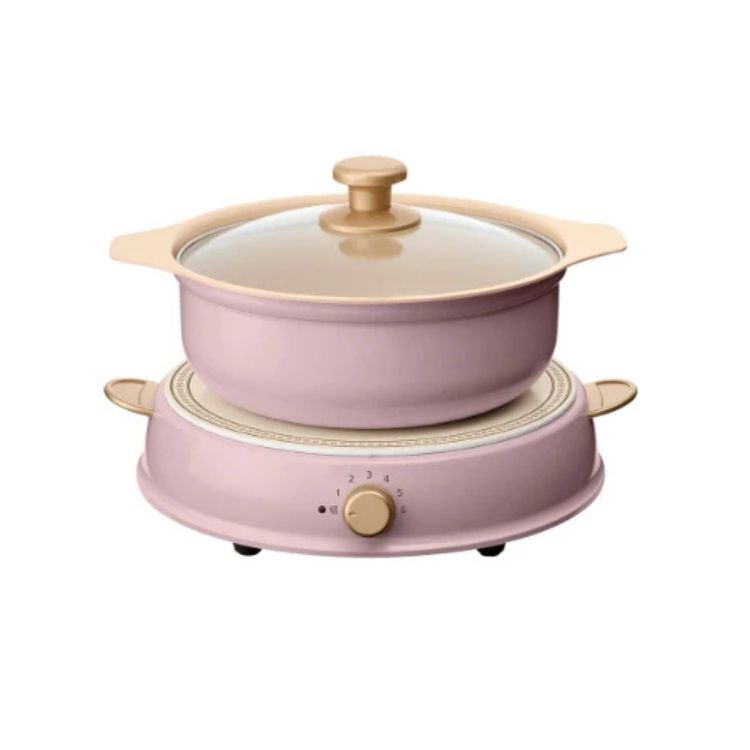 IRIS OHYAMA Ricopa IH 電磁爐(Pink)