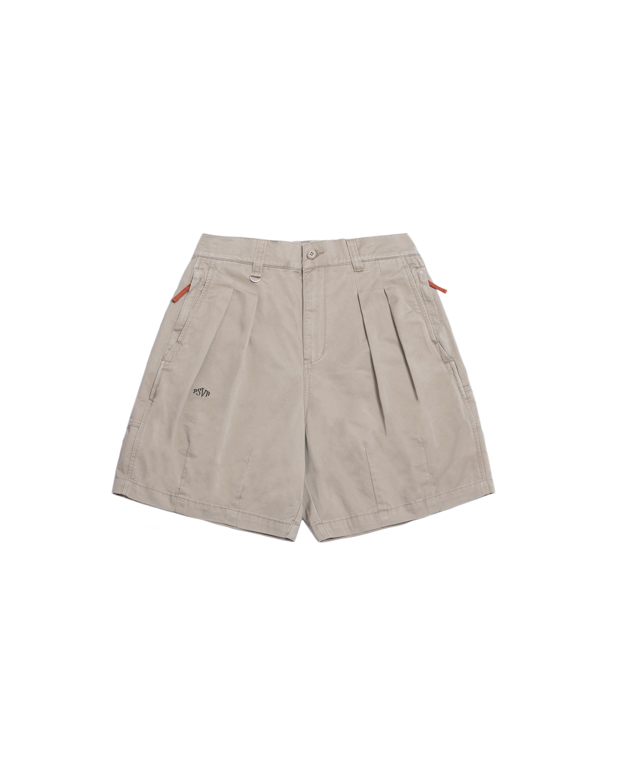 Beige Balloon Hem Shorts With Pocket main image 0