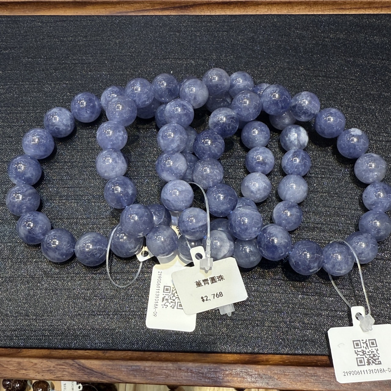 【Luxury】菫青石 Iolite  找回方向 ✧ 穩定心智 ✧ 靈性導航石 包包吊飾 水晶串珠 手鍊 開運鍊 禮物  容易內耗型