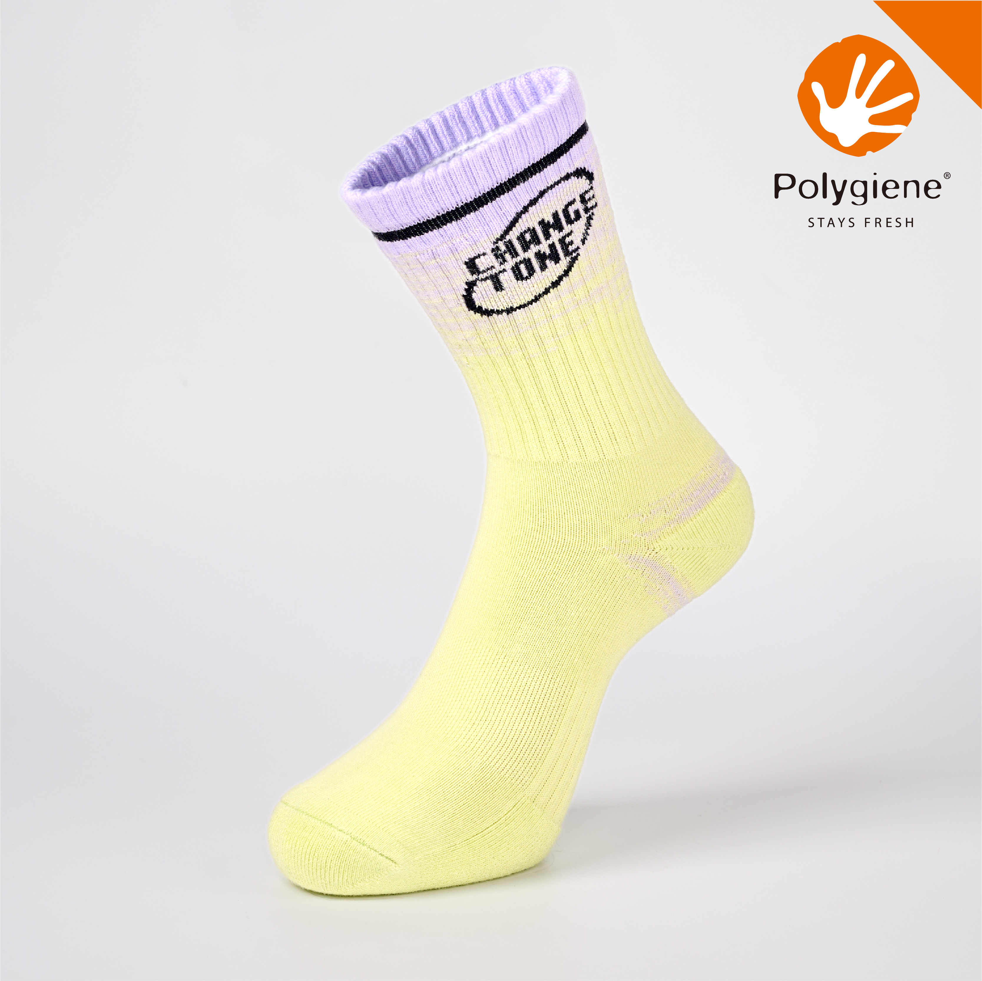 Love Game 抗菌運動中筒襪〈淺綠〉