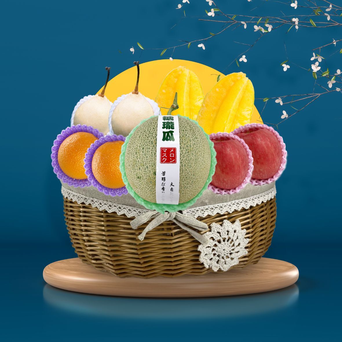 中秋清香果籃-M613-2