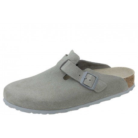 特價現貨┃BIRKENSTOCK BOSTON BS 灰色 麂皮
