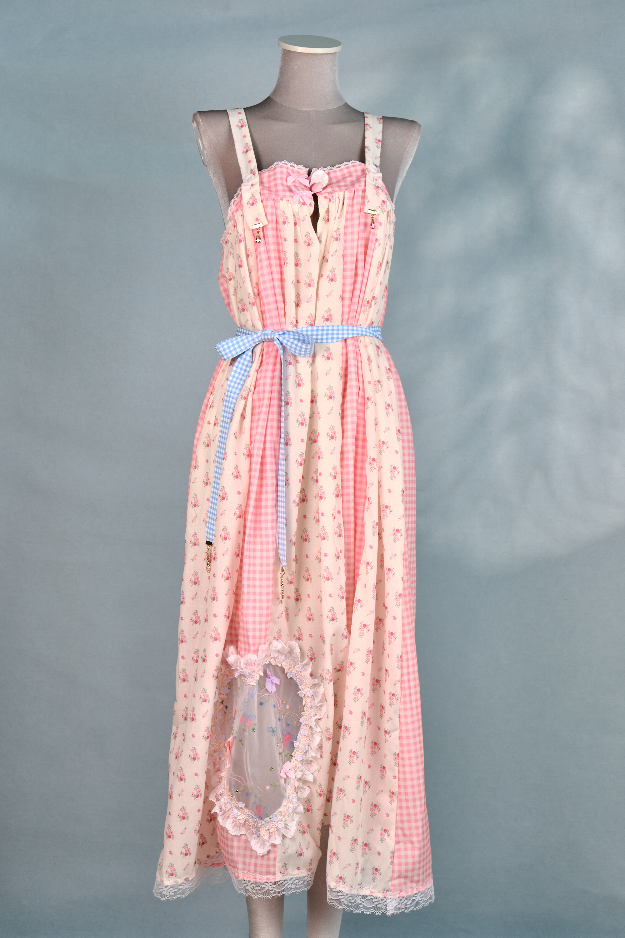 12314 Sweet Summer Refreshing Lace Long Dress