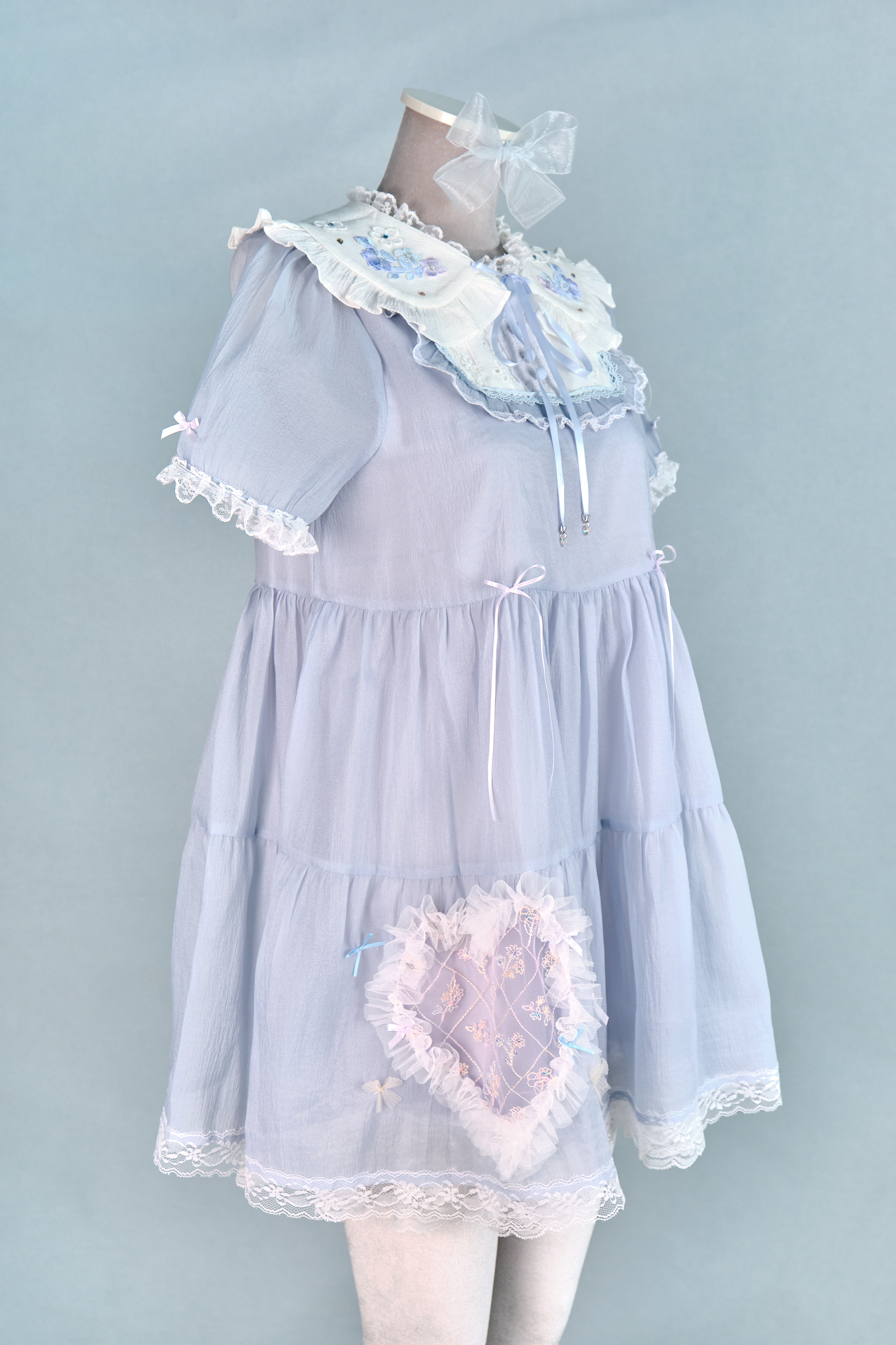 12308 Sweet Summer Refreshing Lace Long Dress