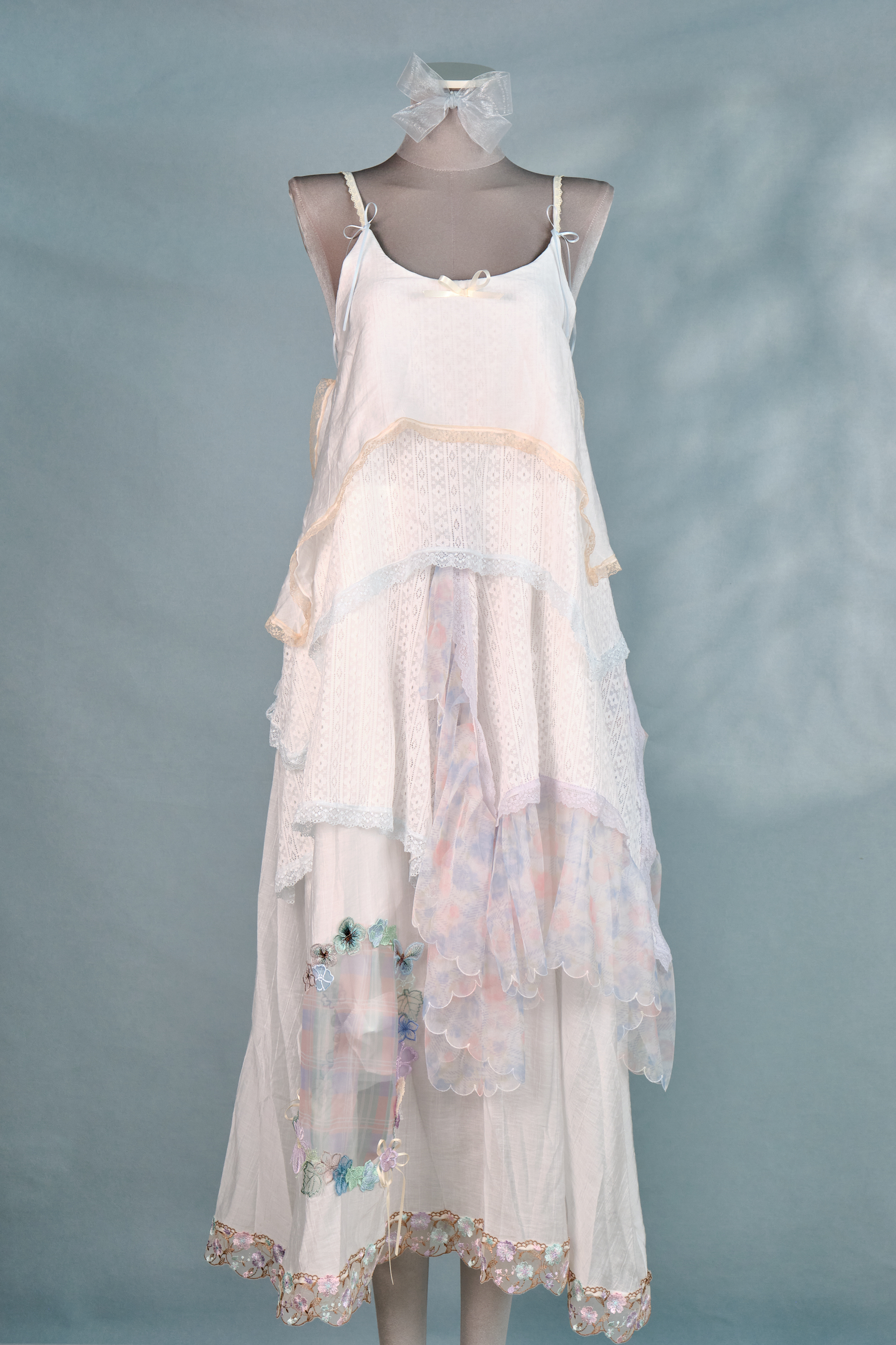 12315 Sweet Summer Refreshing Lace Long Dress