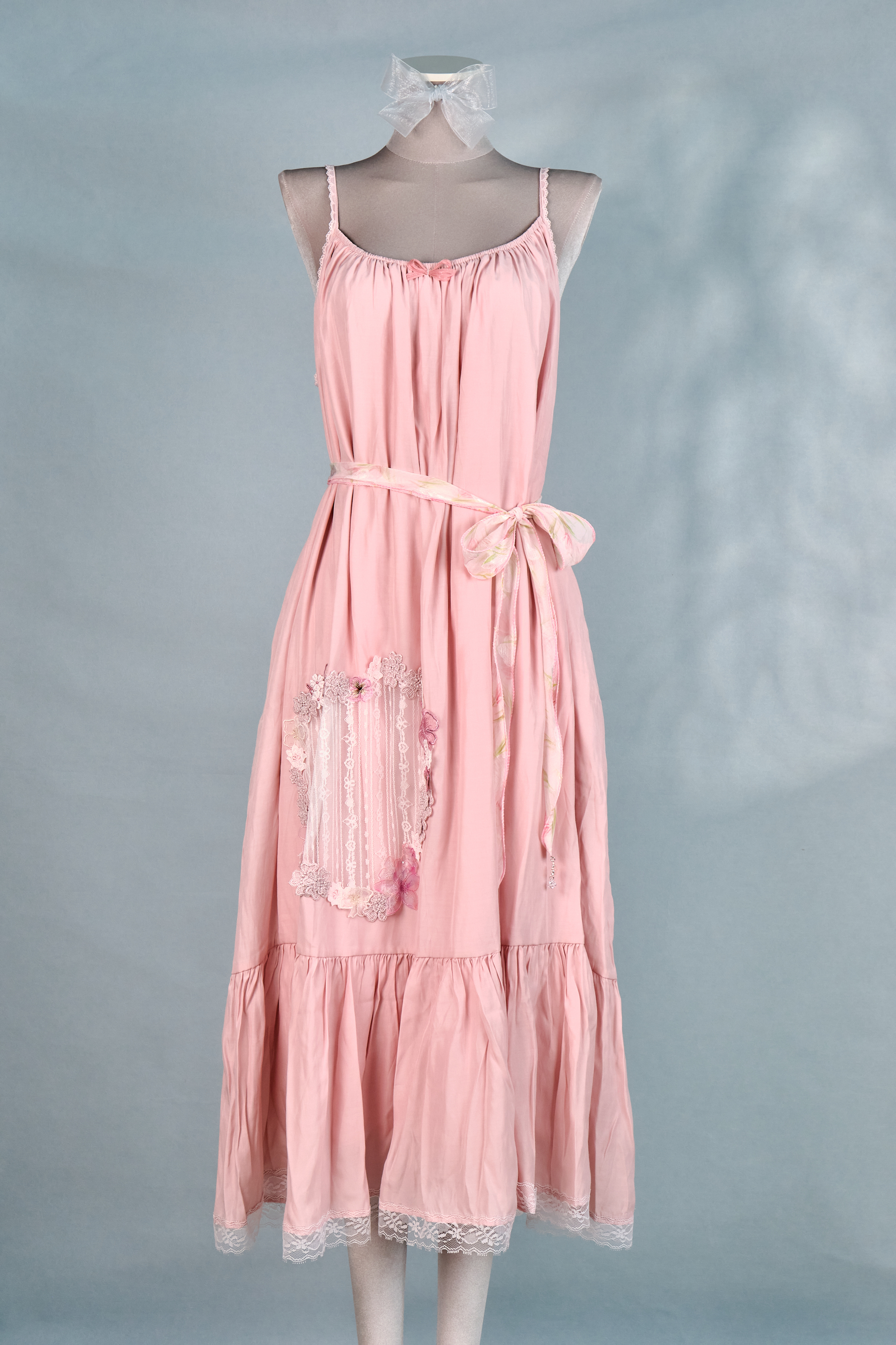 12316 Sweet Summer Refreshing Lace Long Dress