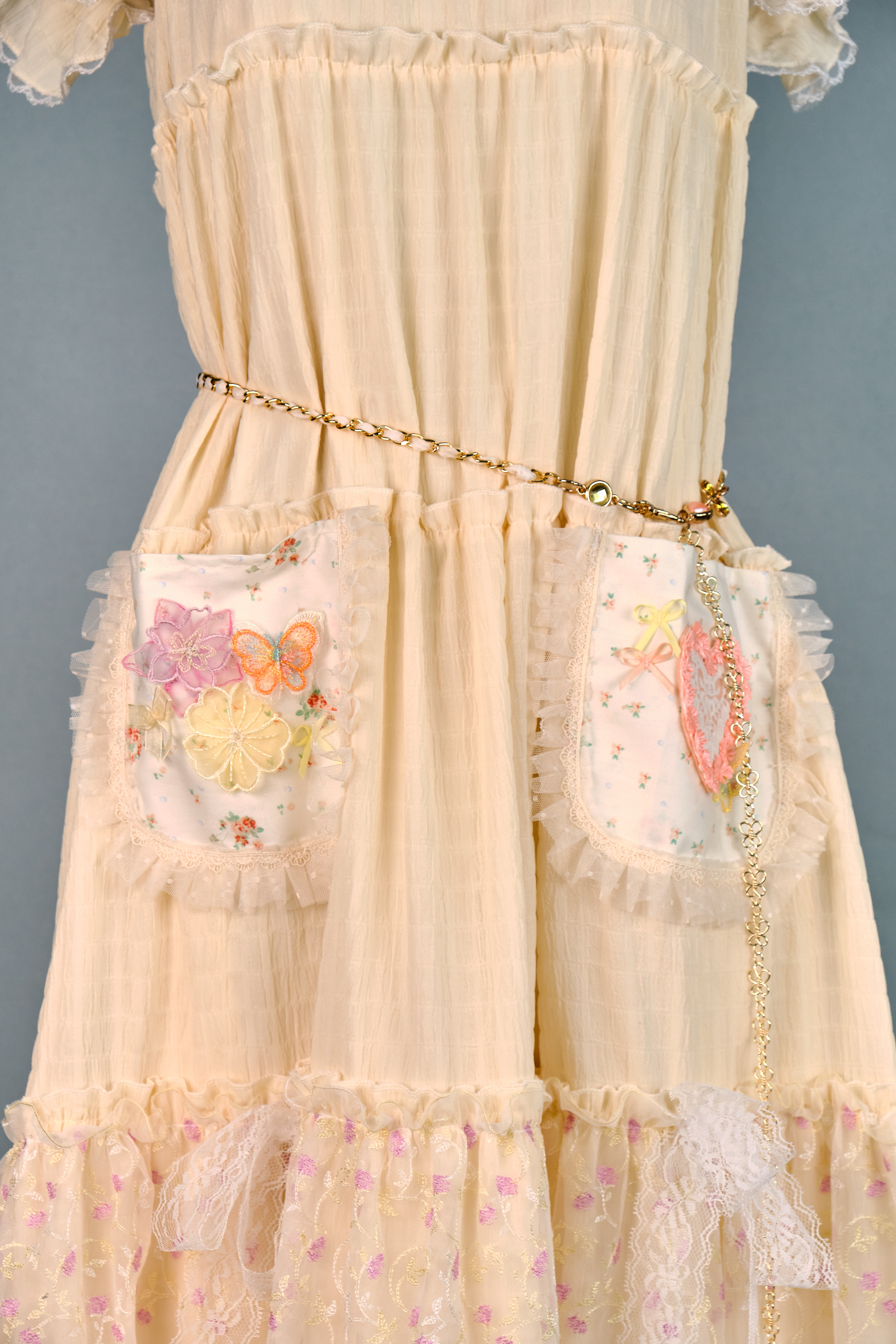 12311 Sweet Summer Refreshing Lace Long Dress