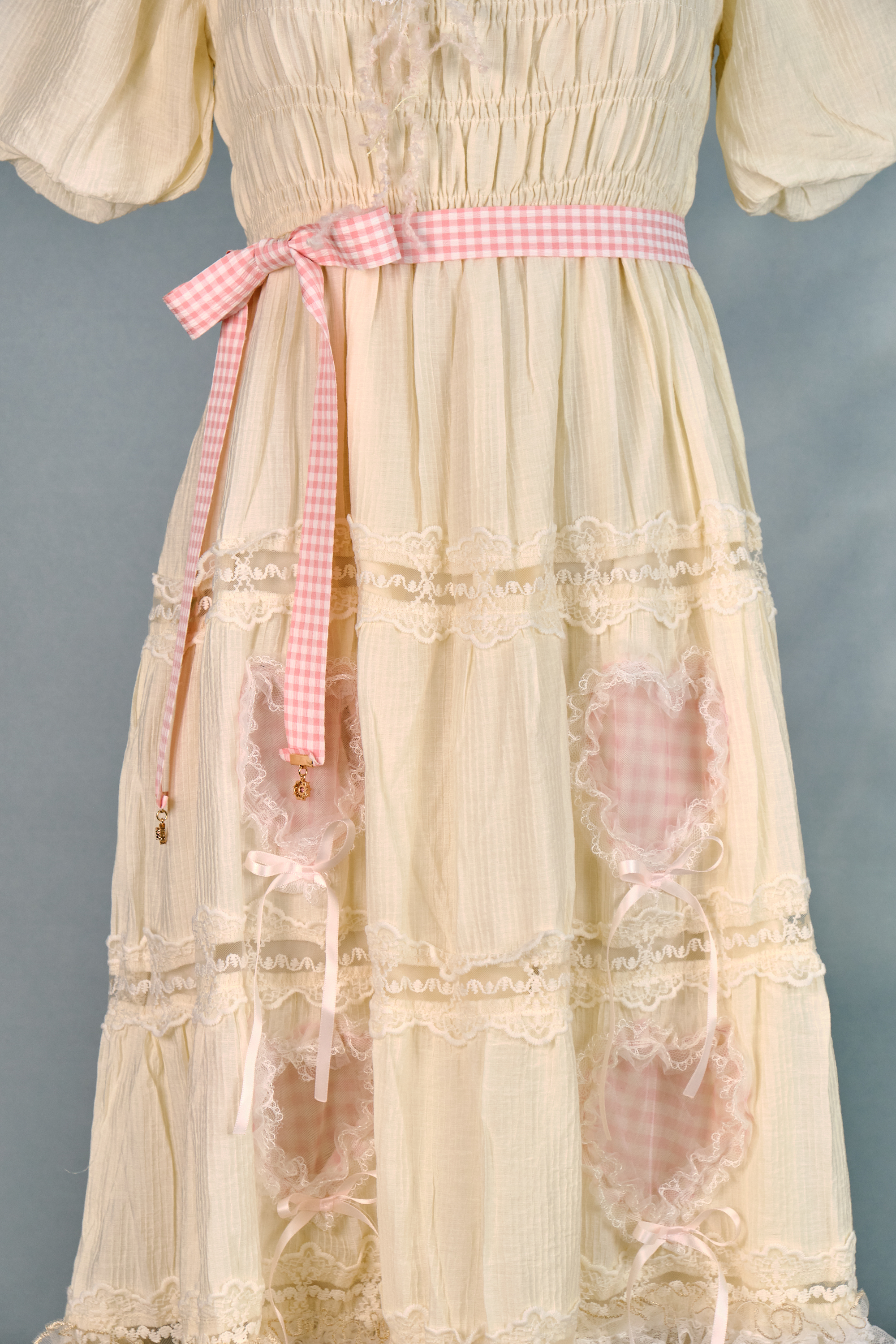 12312 Sweet Summer Refreshing Lace Long Dress