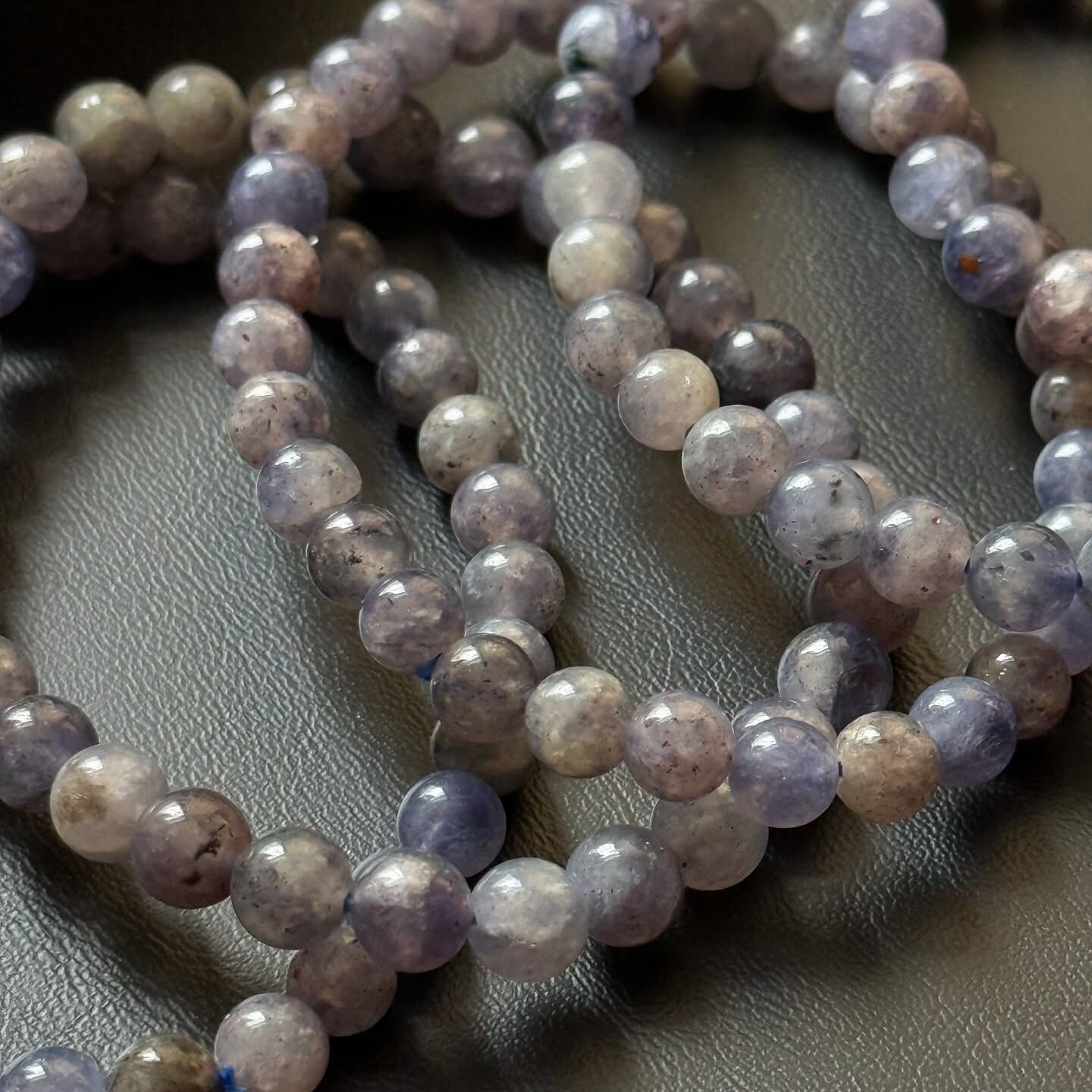 [原石] 菫青石 水晶手串 出清款