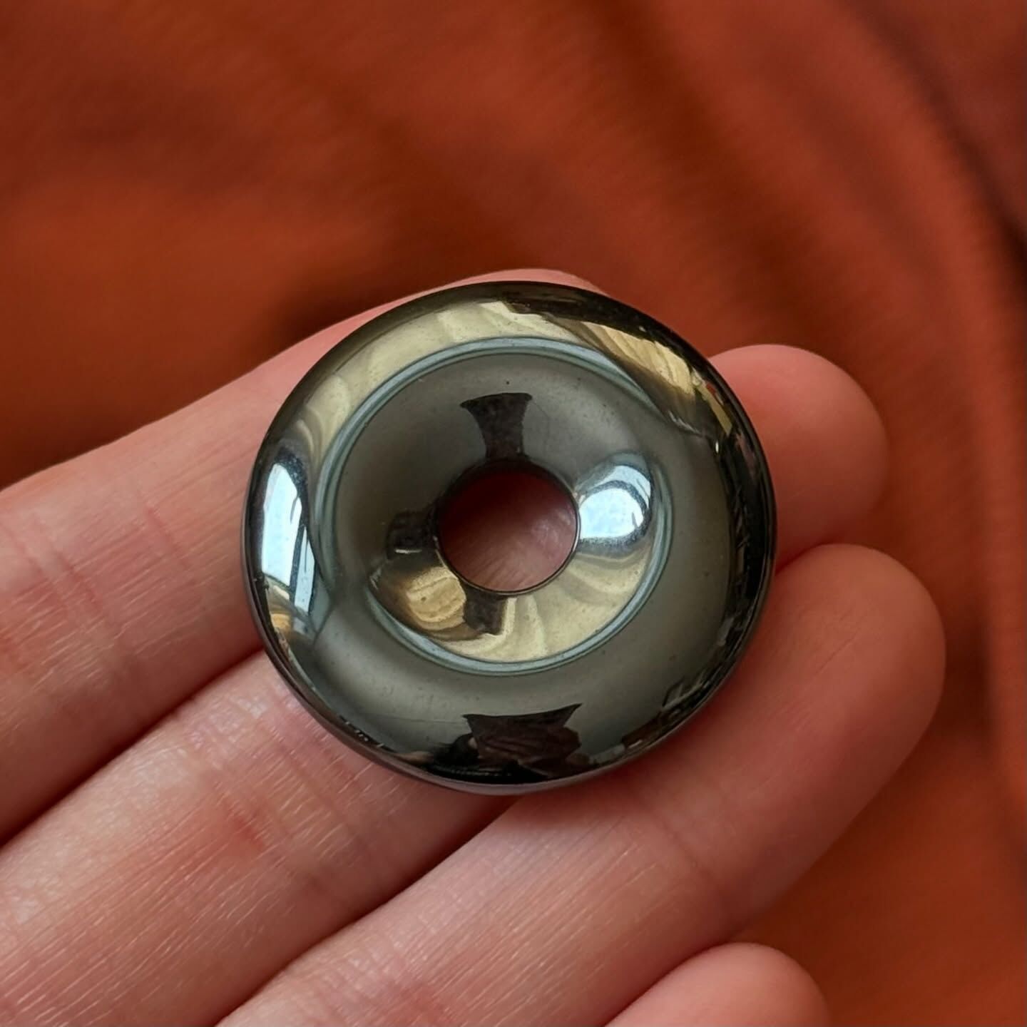 [原石] 鈦赫茲石 平安扣